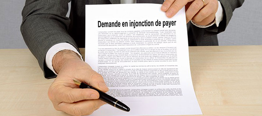 demande en injonction de payer